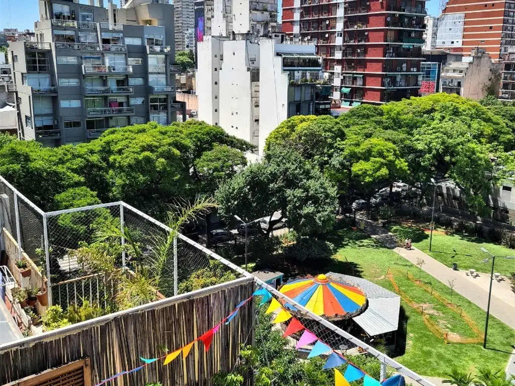 EXCELENTE UBICACIÓN VISTA ABIERTA A PLAZA-MUCHA LUZ-3 AMBIENTES-AMPLIO BALCÓN-PLENO BELGRANO