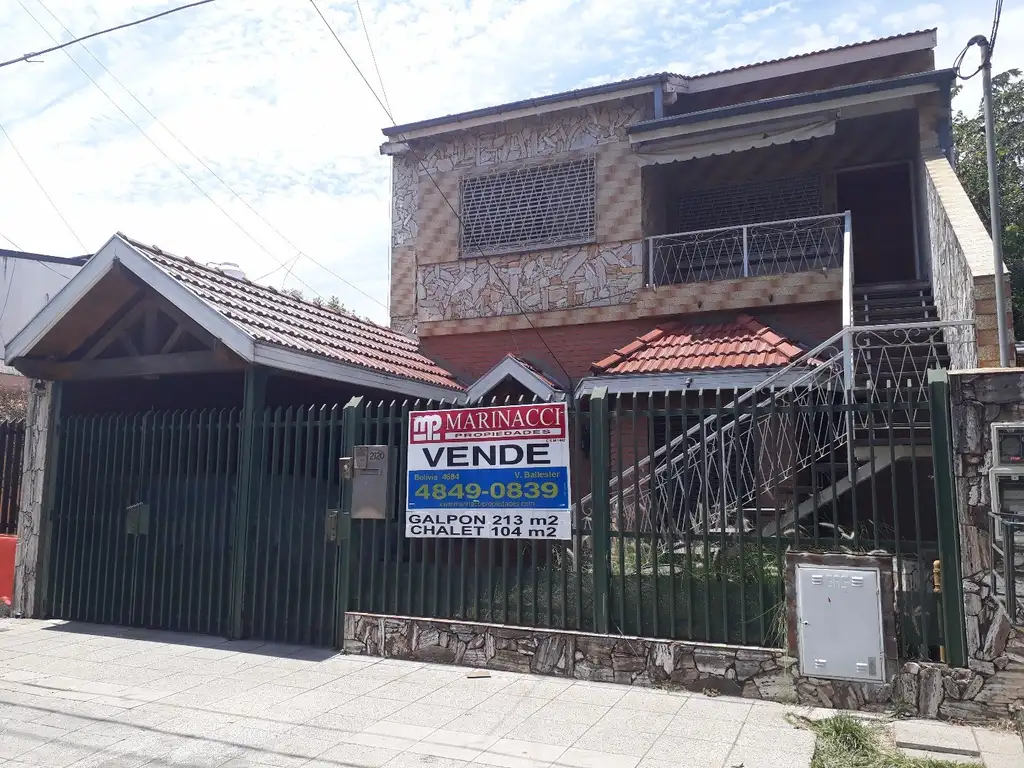 VENTA Galpón-Casa.