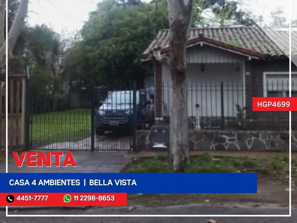 Casa - Venta - Argentina, Bella Vista - Montevideo 1600