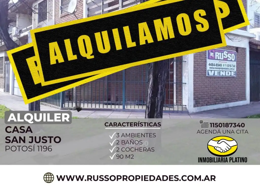 Alquiler Duplex 3 Ambientes San Justo