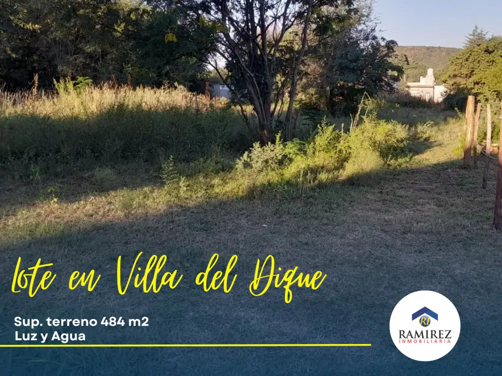 LOTE EN ZONA DEL VALLE - VILLA DEL DIQUE