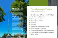Emprendimiento en Versalles de 1, 2, 3 y 4 Dormitorios