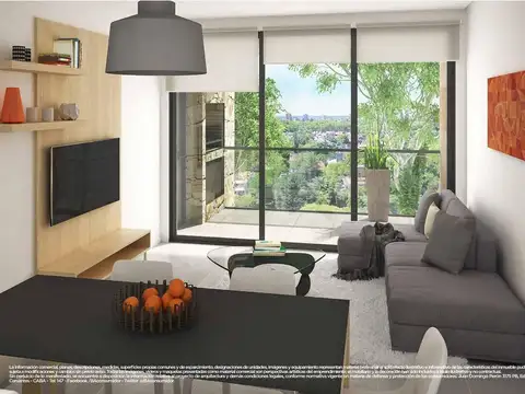 Departamento 3 ambientes con 1 baño