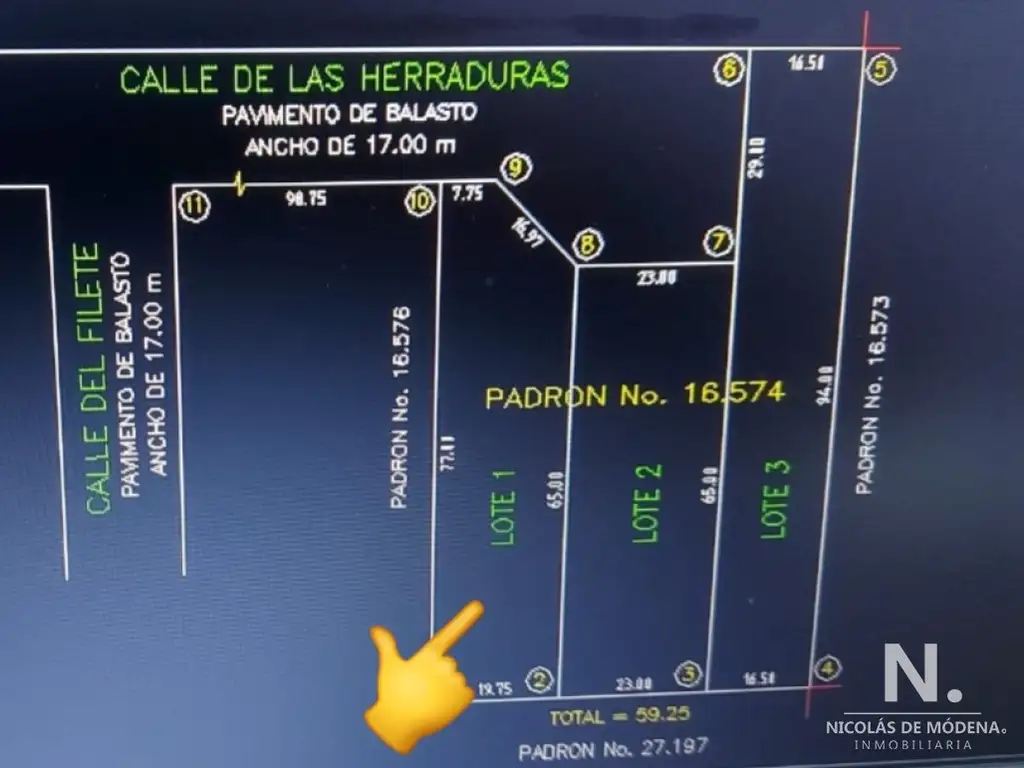 Terreno en Pinares 1400 mts 2 Punta del Este