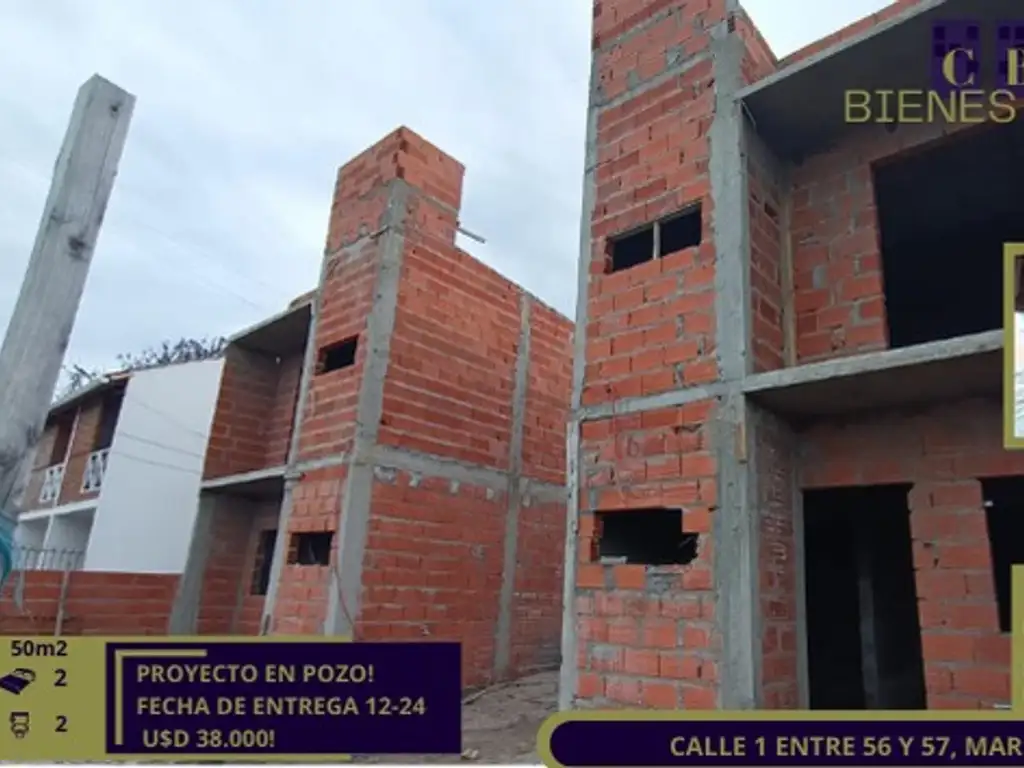 COMPLEJO DE DUPLEX EN CALLE 1 ENTRE 56 Y 57, MAR DEL TUYU