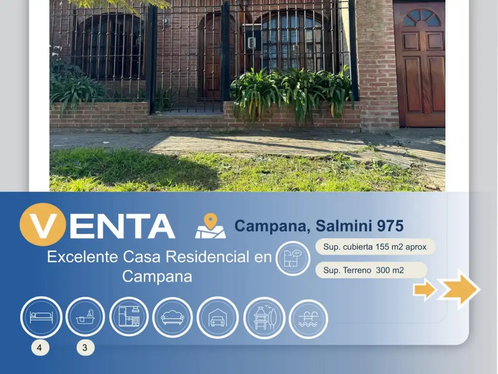 CASA EN VENTA-SALMINI  975