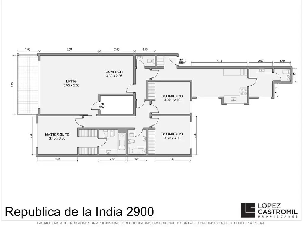Departamento en Venta en Palermo Chico - 4 ambientes