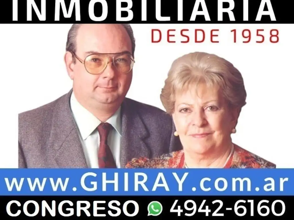 2 amb. Congreso, Venezuela 2300. c/fte, pileta, sum