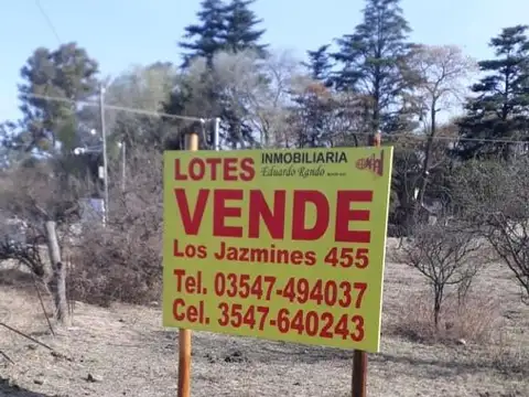 Terrenos grandes venta en Villa Los Aromos - sierras de Cba.