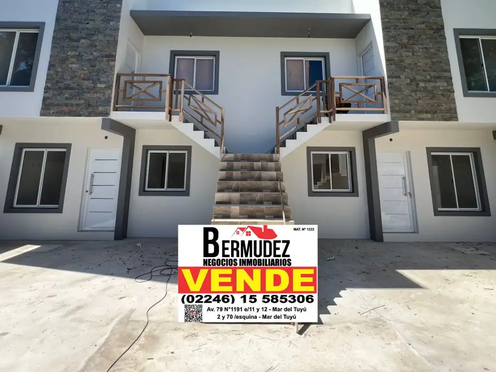 Venta depto 3 Ambientes En Mar Del Tuyu Calle 70 Entre 1 Y 2 Oportunidad