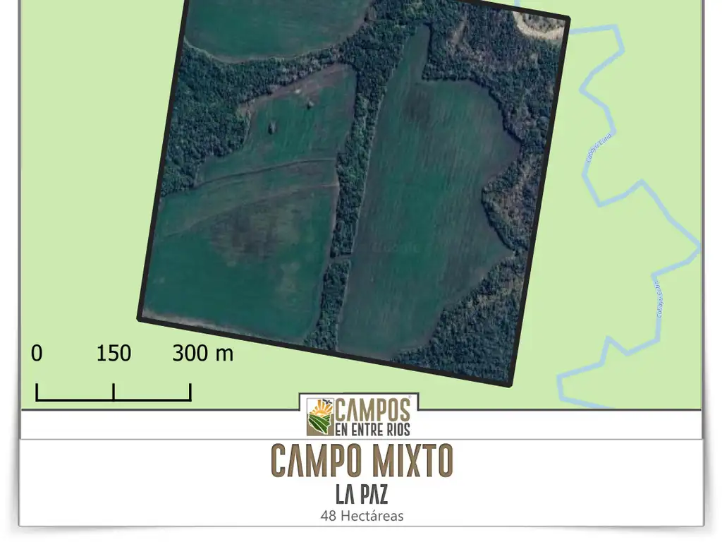 Campo AGRICOLA-GANADERO en Venta. 48 ha. La Paz, Entre Rios