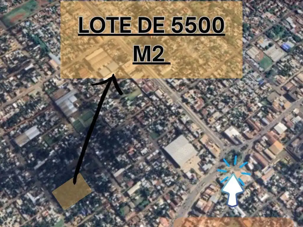 LOTE de 5500 m2 - ESPECTACULAR UBICACIÓN -