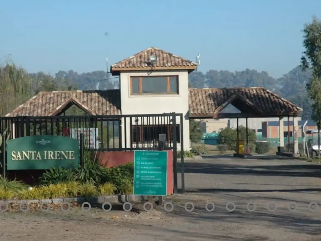 VENTA DE LOTE CENTRAL EN BARRIO SANTA IRENE DE COMARCAS DE LUJAN