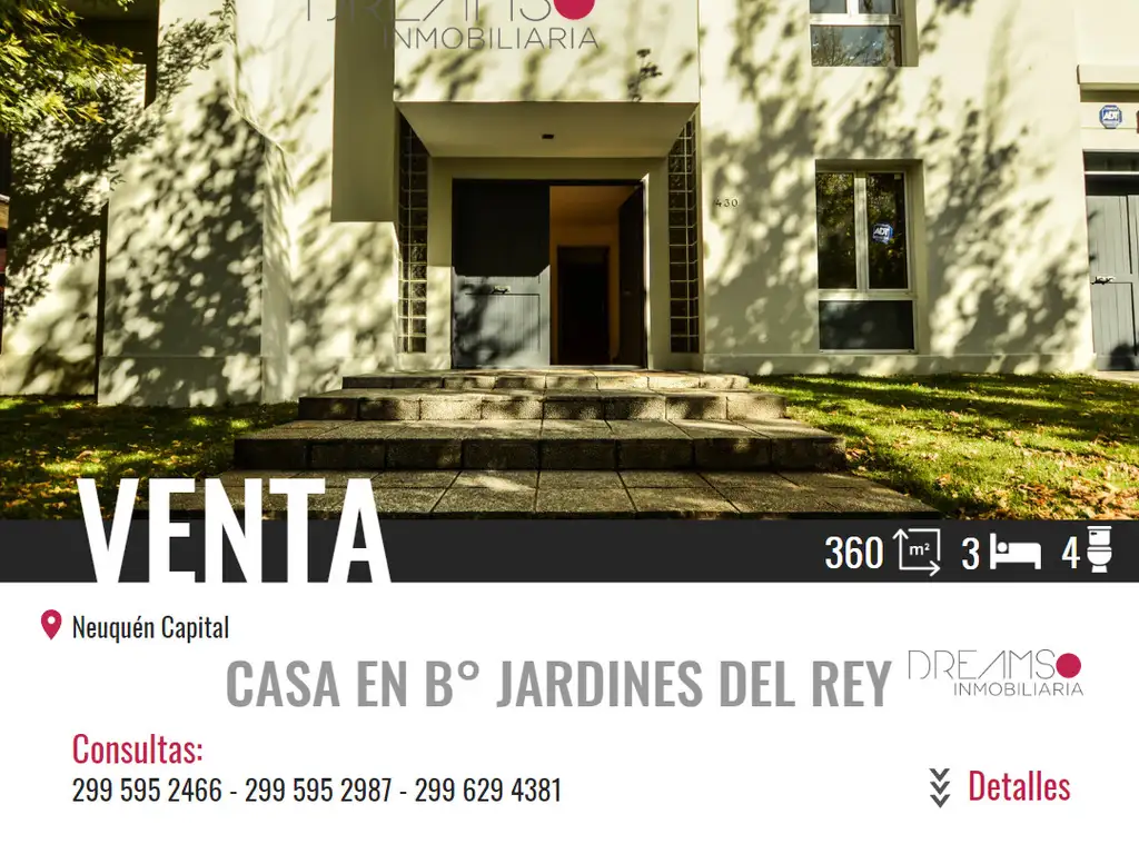 Casa Venta 6 Ambientes 20 Años, Norte, 330m2, Casa En Venta B° Jardines ...