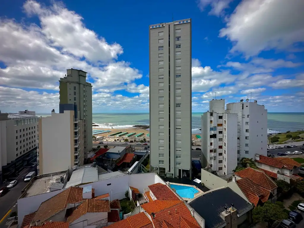 Semipiso de 2 Amb. a estrenar con cochera y vista al mar - La Perla