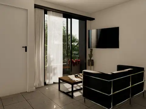 Departamento Monoambiente con 1 baño