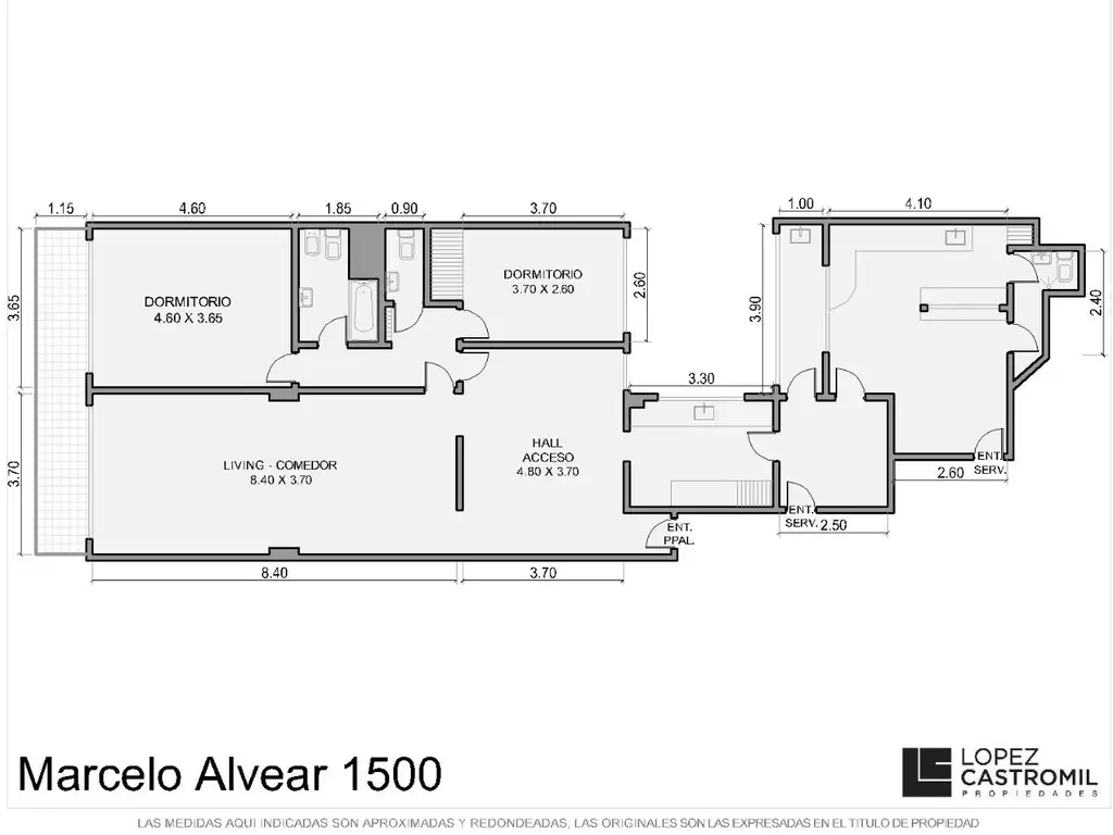 Departamento en Venta en Recoleta - 3 ambientes