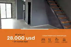 Dúplex en venta - 2 dormitorios 2 baños - 82 mts2 - Villa Elvira, La Plata [FINANCIADO]