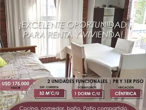 VENTA DE 2 DEPARTAMENTOS PTO. MADRYN