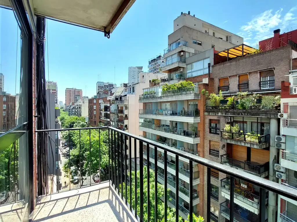 Las Cañitas, Palermo. Monoambiente con balcón al frente - Apto Prof - Dueño directo