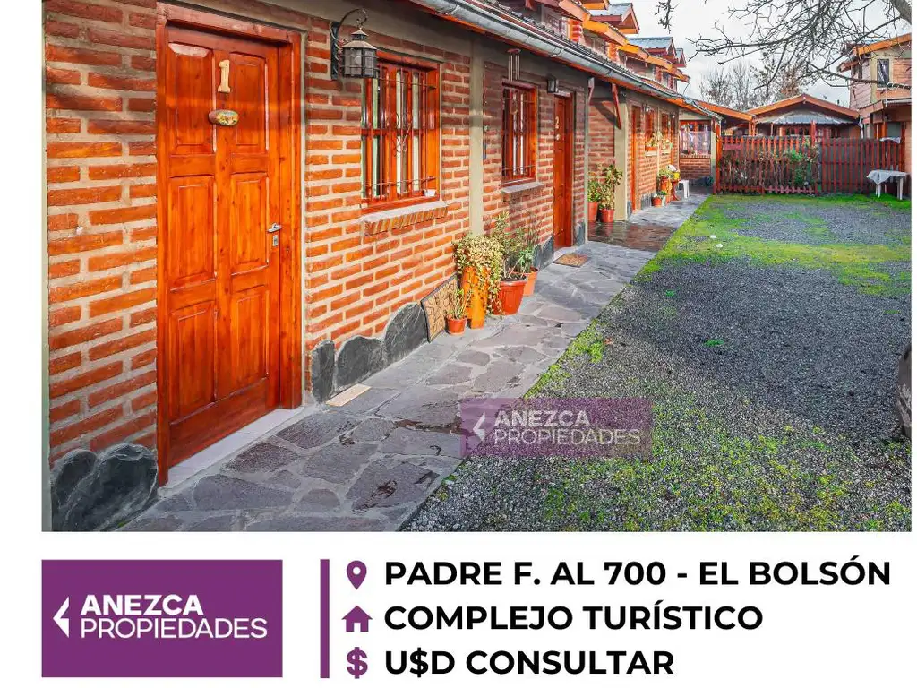 SE VENDE - COMPLEJO DE CABAÑAS - EL BOLSÓN CENTRO