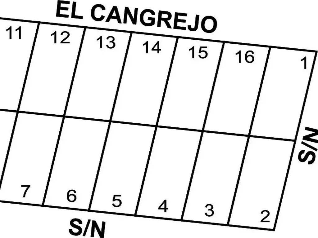 Lote: El Cangrejo Esq. Calle Sin Nombre - Pavón - B783