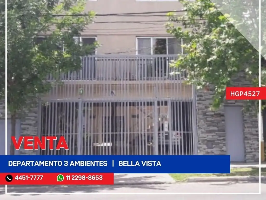 Departamento - Venta - Argentina, Bella Vista - Senador Moron 700