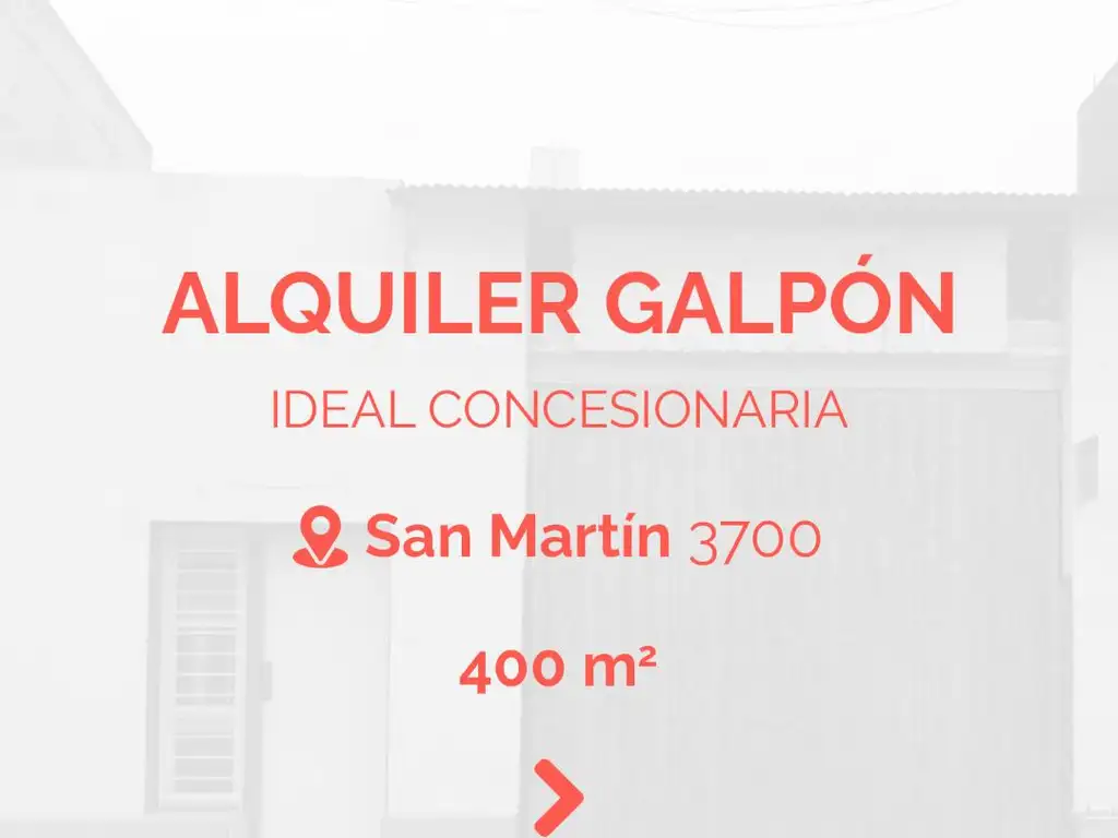 Galpón - Local en alquiler