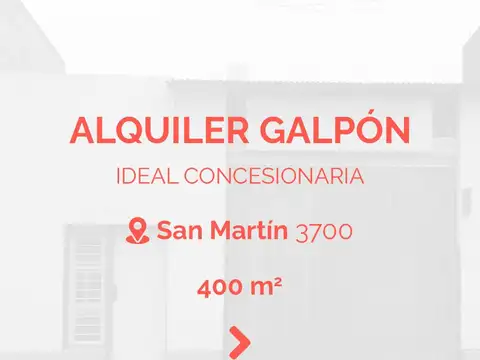 Galpón - Local en alquiler