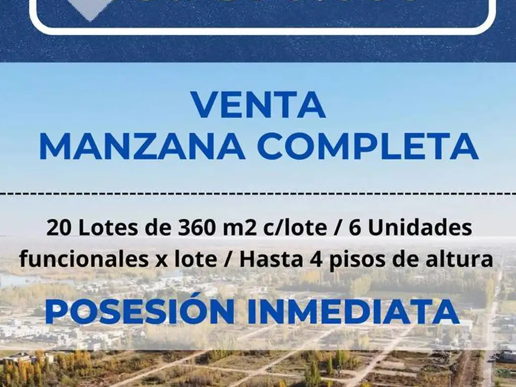 VENTA MANZANA COMPLETA - AÑELO - NEUQUÉN