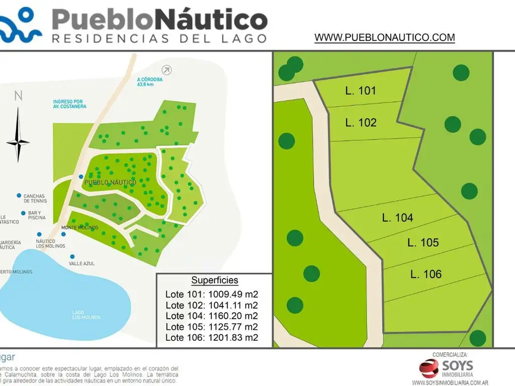 Venta Terreno - Villa Ciudad De America, Dique Los Molinos