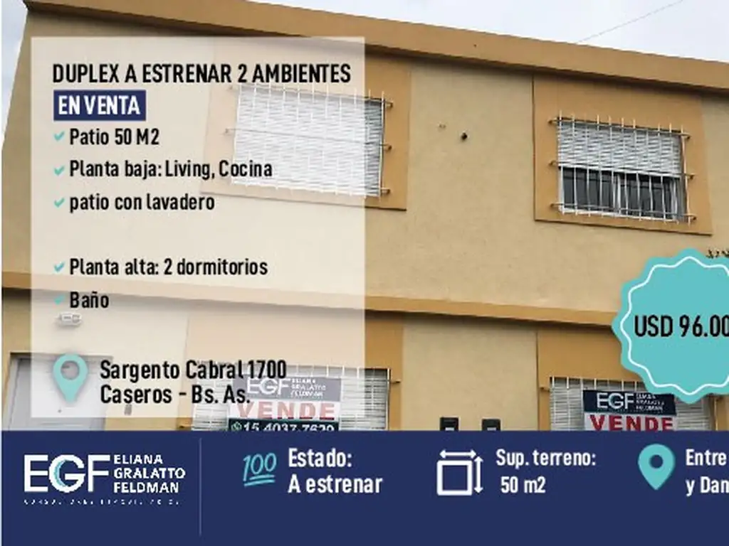 Venta Duplex a estrenar 2 Amb