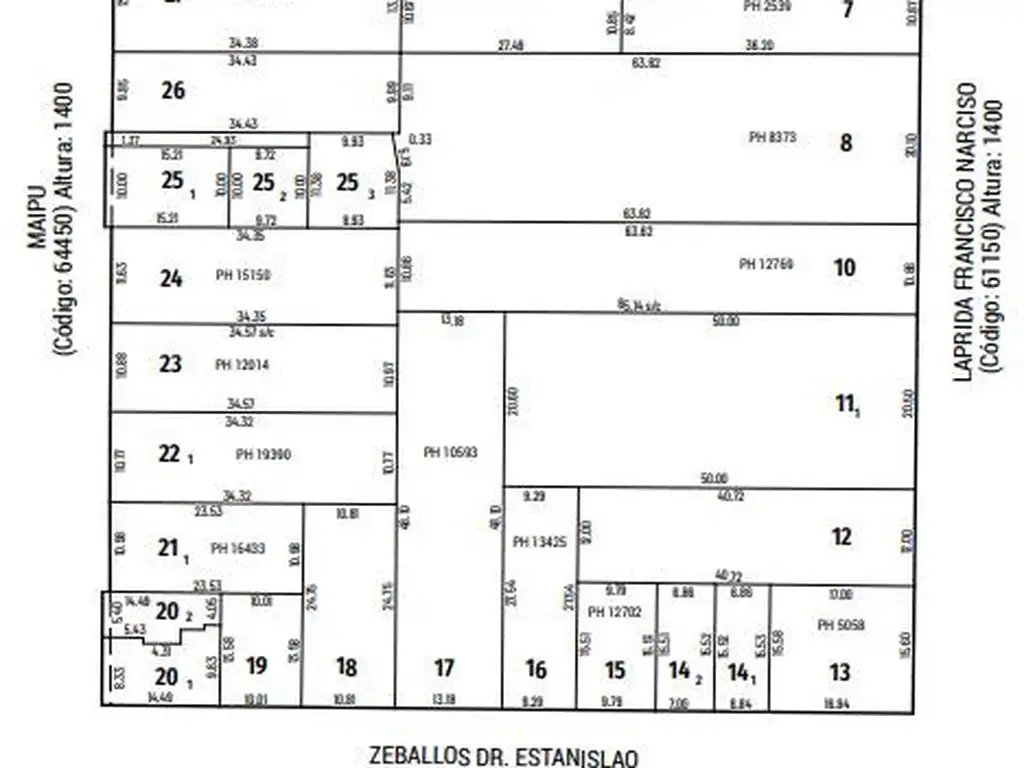 Terreno en venta para constructora - Barrio Martín Rosario