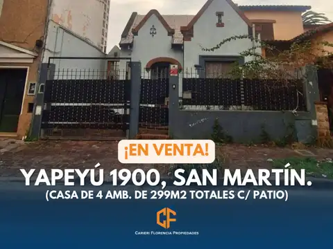 CASA DE 4 AMBIENTES, BUEN ESTADO, EN VENTA