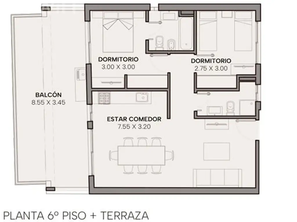 Departamento - Villa Santa Rita