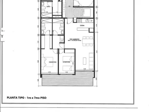 Miralla 1000, Piso 2