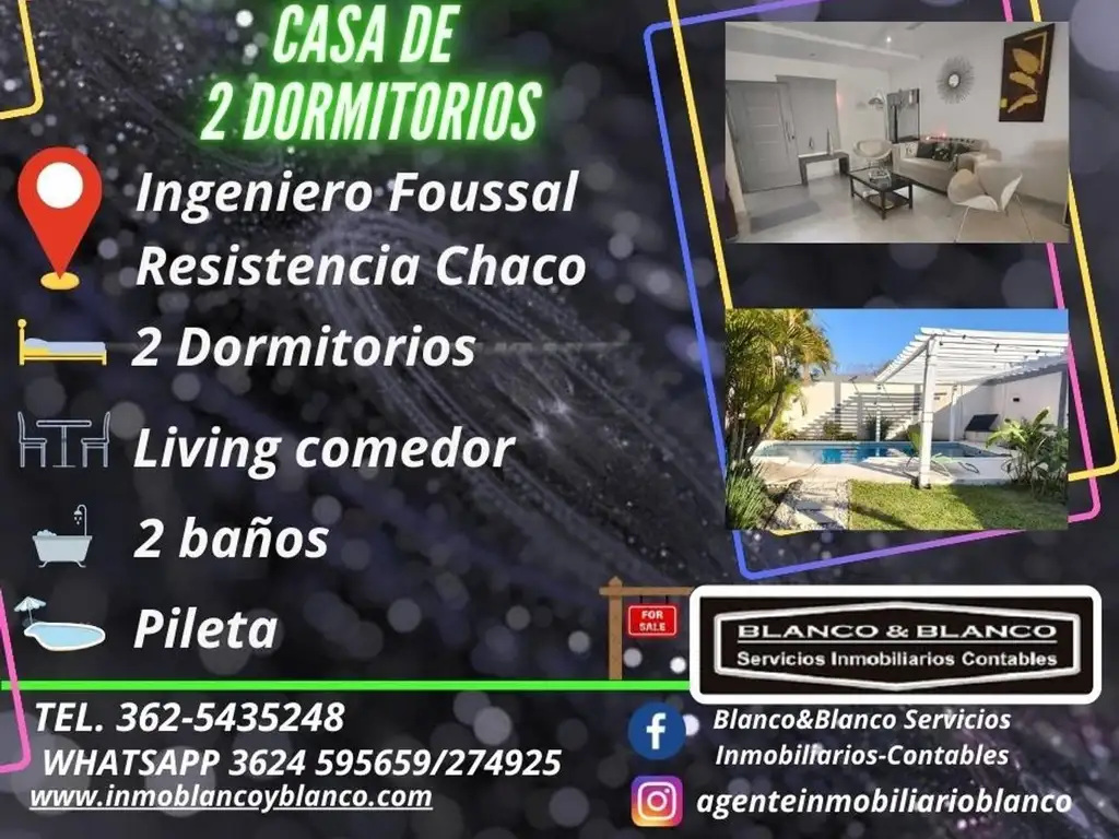 Hermosa casa de 2 dormitorios en venta