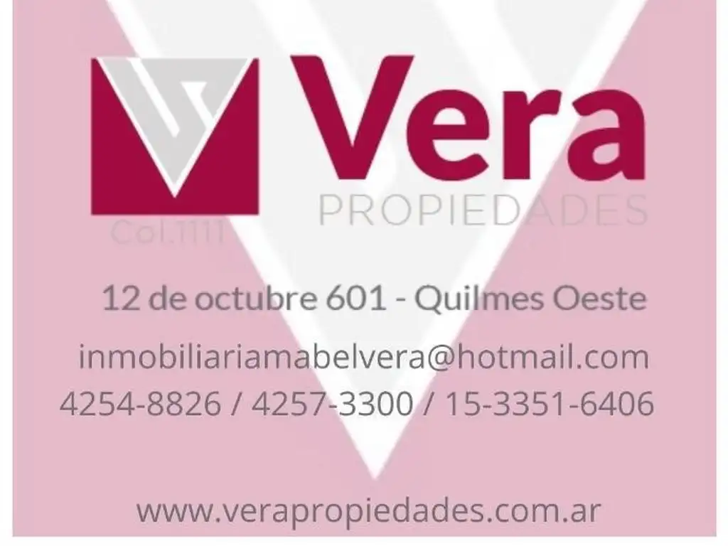 Terreno Fraccion  en Venta ubicado en Quilmes Oeste, Quilmes, G.B.A. Zona Sur - SVN0530_LP584318_1