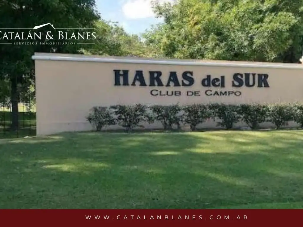 HARAS DEL SUR I - LOTE FRENTE AL GOLF