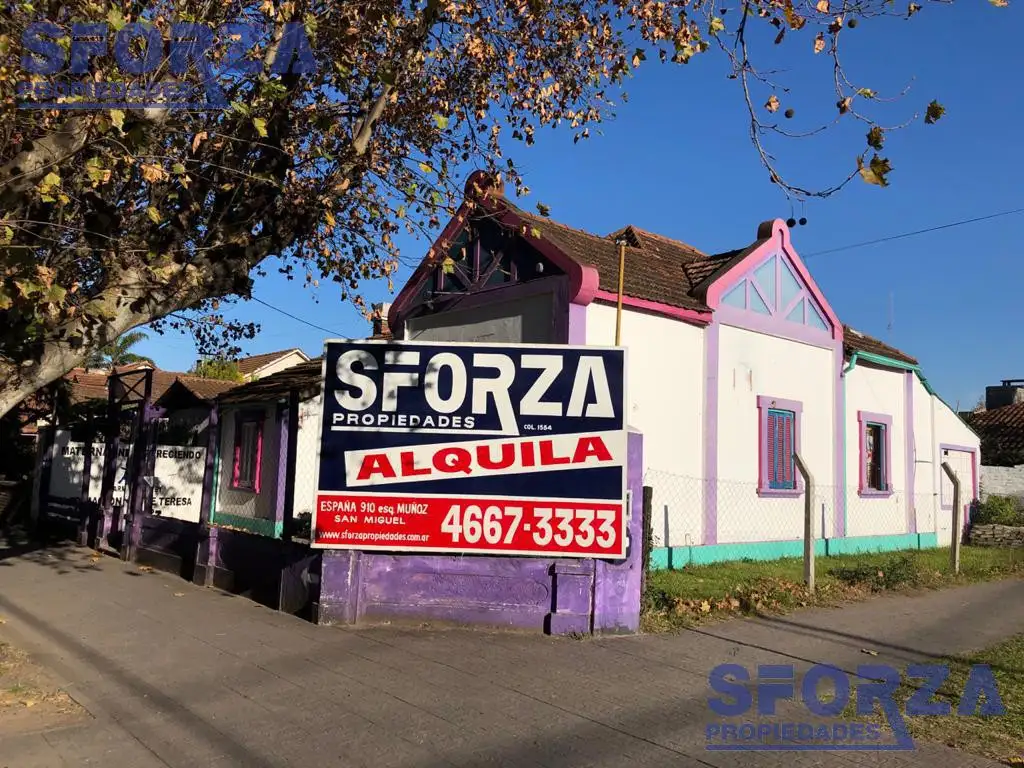 Casa en alquiler para uso comercial en san miguel