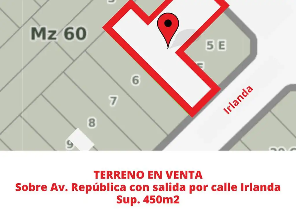 Terreno en en venta en Junin