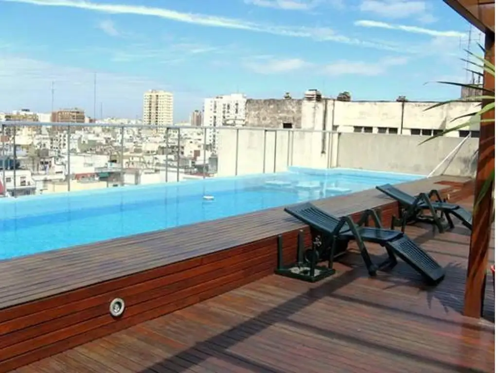 Espectacular monoambiente con pileta y seguridad 24hs