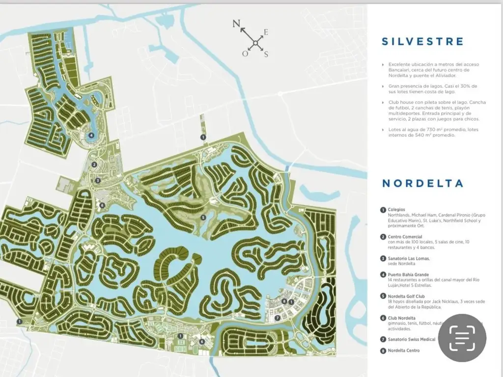 Lote en Venta al Agua Silvestre Nordelta