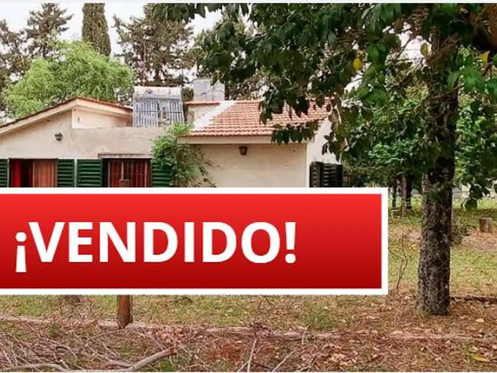 RESERVADO  Casa Quinta en VENTA - 3 dormitorios - Amplio terreno - Molinari -  Sierras de Córdoba