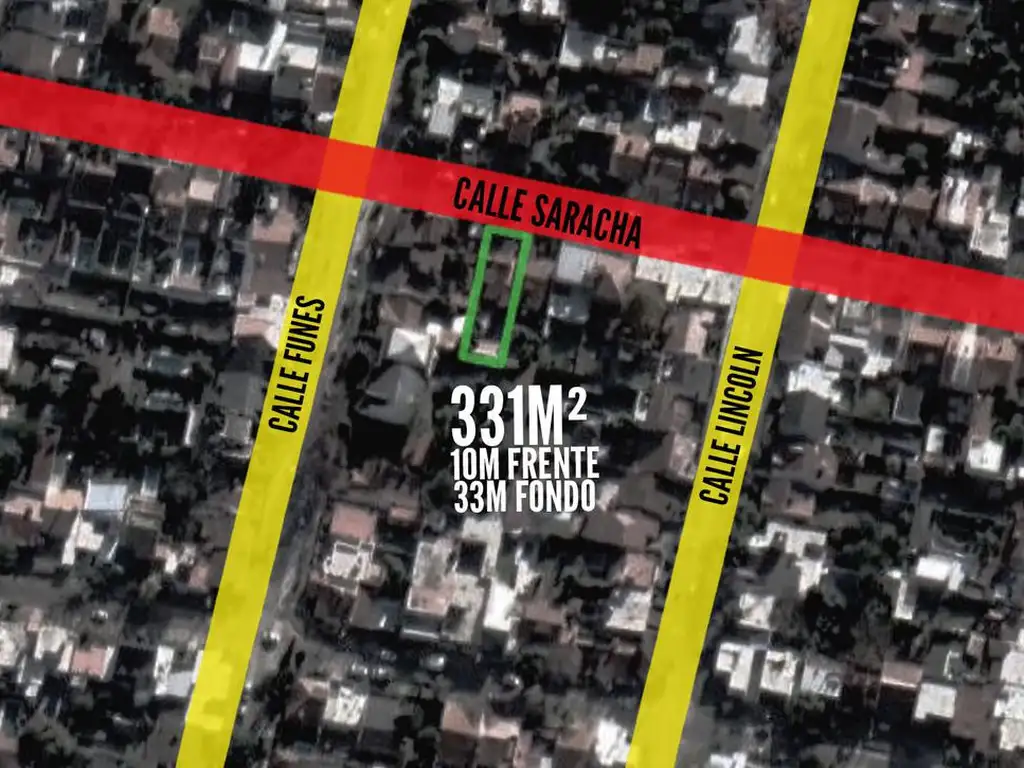 Terreno en venta - 331mts2 - Castelar Norte