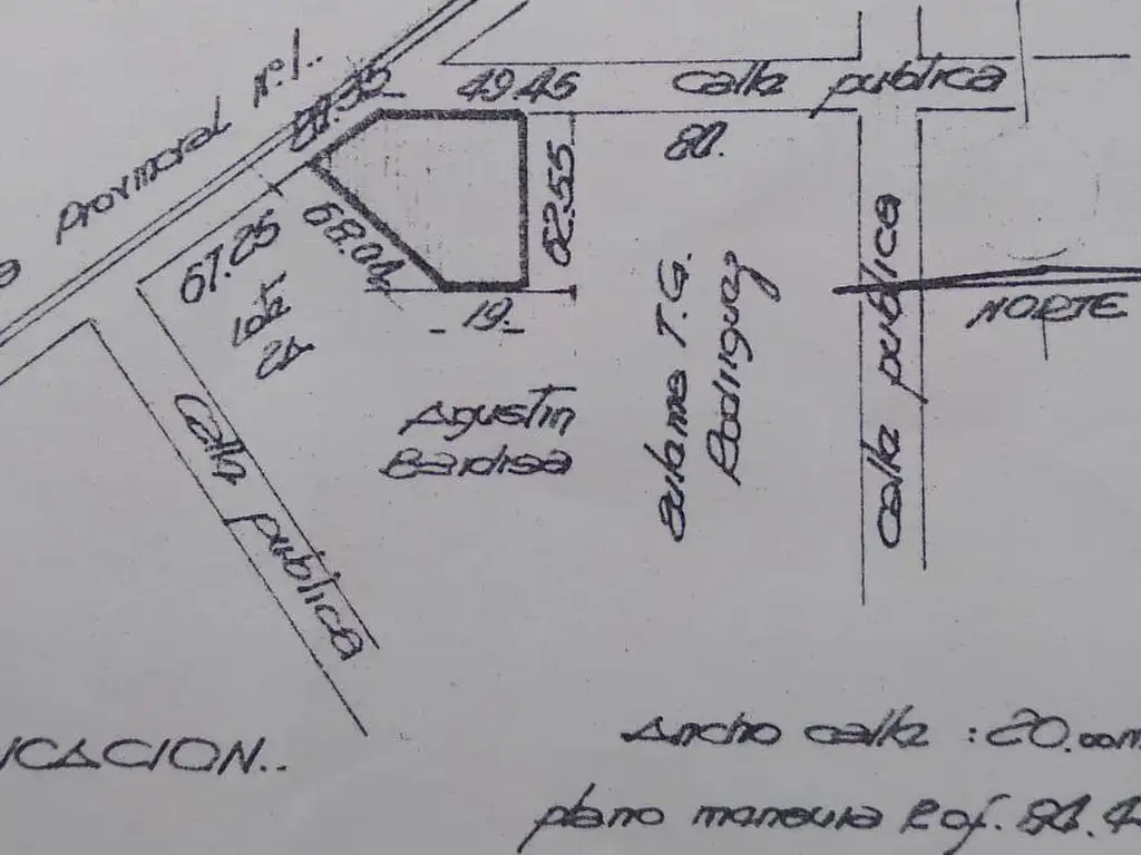 Terreno en venta en Colastiné