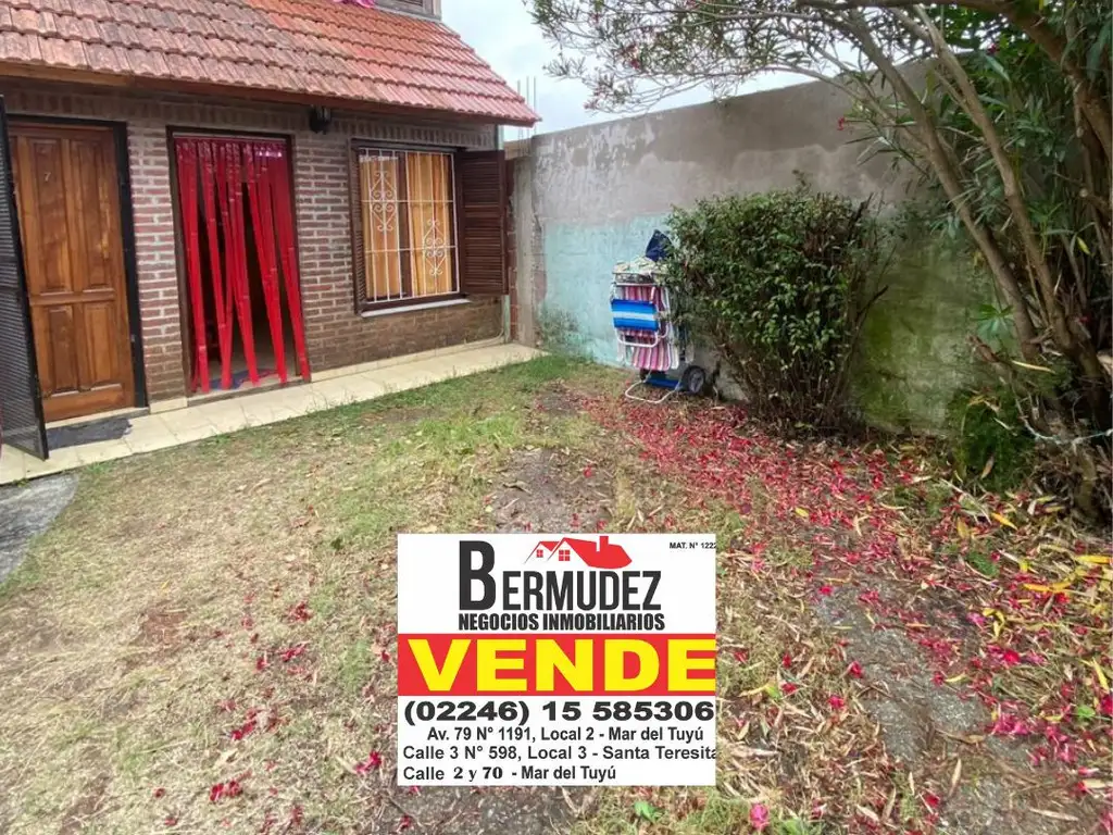 Venta Dúplex 3 Ambientes En Pleno Centro De Mar Del Tuyú Calle 77 Entre 2 Y 3