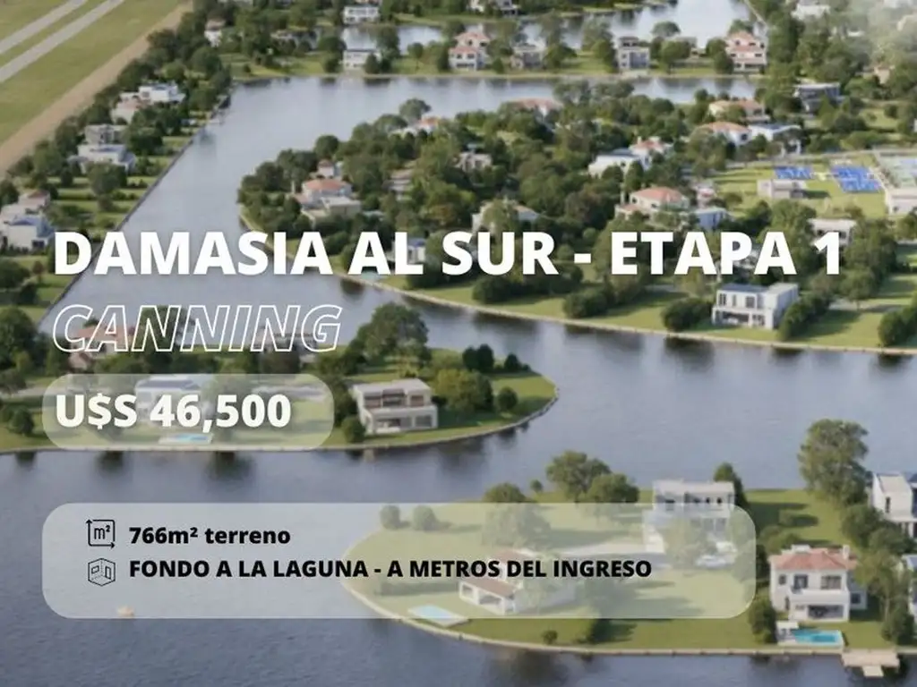 LOTE EN VENTA DAMASIA AL SUR A LA LAGUNA ETAPA 1