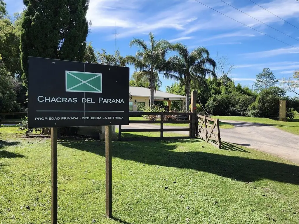 Terrenos en Venta en Chacras del Parana Zárate