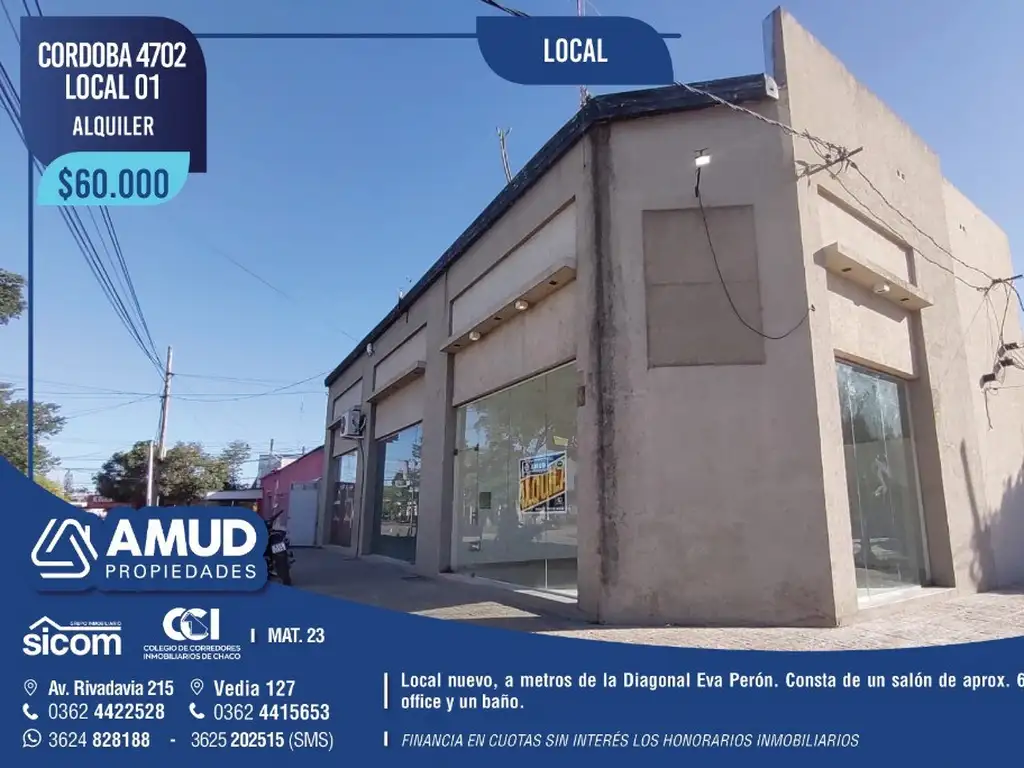 Local en alquiler en CORDOBA 4700 Barranqueras Argenprop